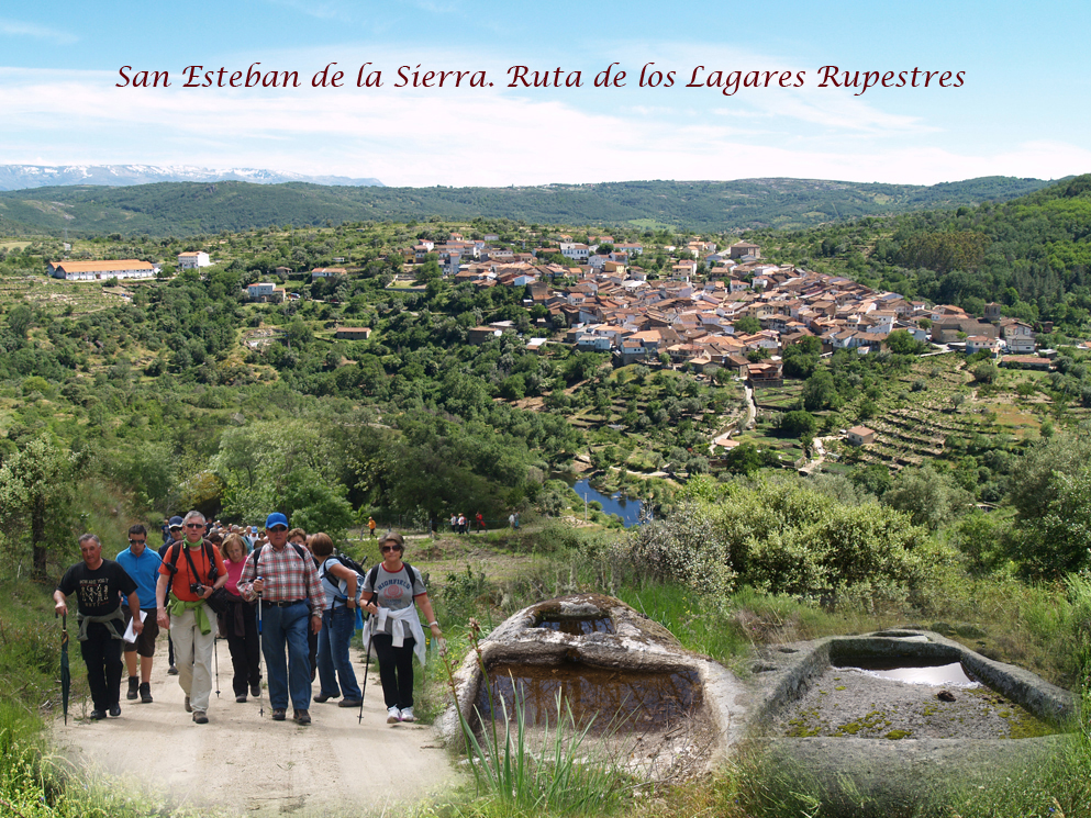 San Esteban de la Sierra, Ruta de los Lagares Rupestres